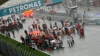 The Wettest F1 Race Ever  2009 Malaysian Grand Prix [upl. by Aitat456]