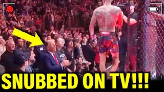 Watch Trump GET SNUBBED by UFC STAR on LIVE TV [upl. by Derfnam]