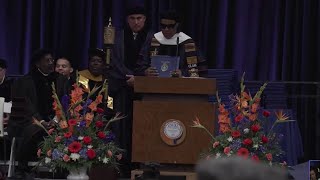 Stevie Wonder offers advice to Lincoln University grads [upl. by Dolan]