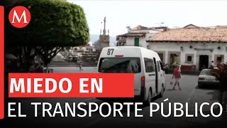 Solo el 10 del transporte público operan en Taxco Guerrero [upl. by Karlow866]