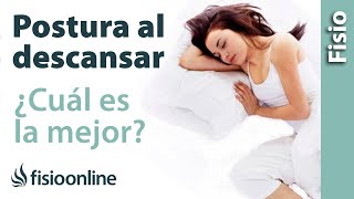 Cuál es la mejor postura para descansar y otros consejos para dormir mejor [upl. by Drarrej176]