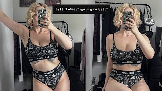 HELL FLOWER alternative lingerie review  Ola Johnson [upl. by Gillian]