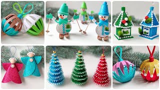 🔥6 Ideas 🎄 Christmas Decorations 🎅 DIY Christmas tree toys ☃️ Christmas crafts [upl. by Julee]