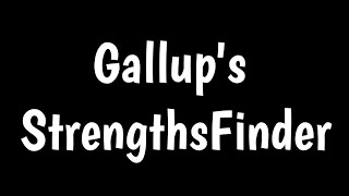 Gallups Strengths Finder Personality Test  What Is Cliftons Strength [upl. by Leggat]