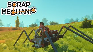 Spider Walker  Scrap Mechanic [upl. by Beane]