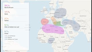 Myheritage DNA Test  Tunisia 🇹🇳 [upl. by Oigolue]