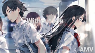 AMV  Without Me 《Anime Mix》 Remix [upl. by Arehsat]