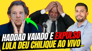 HADDAD VAIADO E EXPULSO  LULA EM DESESPERO COM DECADÊNCIA DO PT [upl. by Aeniah]