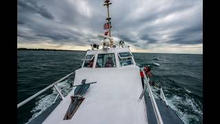 USCG AUX 44 MLB and 41 UTB Underway in Lake Michigan [upl. by Xella]