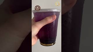 Coffee Bean and Tea Leaf Butterfly Pea Cold Brew Tea Colour Chaging shorts [upl. by Barolet91]