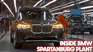 BMW X7 Production Inside BMW Spartanburg SC Assembly Plant [upl. by Ymmik]