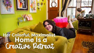 Tour This Maximalist Home With A Burst of Color in Every Corner  Handmade Home [upl. by Onia700]