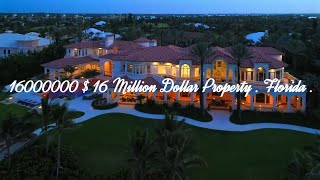 16000000 16 MILLION DOLLOR PROPERTY TOUR  Florida  richlifestyle millionairemindset [upl. by Am24]