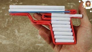 Paper Gun that Shoots  With Trigger [upl. by Raji]