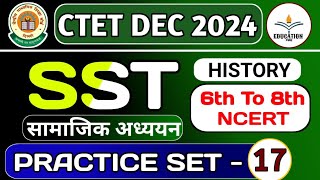 CTET 2024 ll SST MCQ Question Papers ll practice set ll [upl. by Nitsreik]