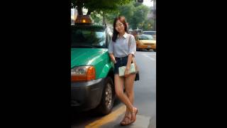 the life of a taxi girl 出租车女孩的一生 life girl taxi fyp ai aianimation [upl. by Rufe287]