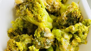 Garlic broccoli  WOW diet  Protein  Easy broccoli  Weight loss recipe  superfood  Telugu [upl. by Pucida]