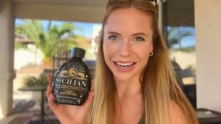 2023 The Sicilian Best Bronzer Tanning Lotion  Indoor or Outdoor Tanning [upl. by Catlee375]