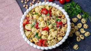 Chickpea Tortellini Pasta Salad [upl. by Hung118]