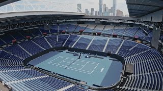 Rod Laver Arena transforms for the summer of tennis [upl. by Adnawyek]