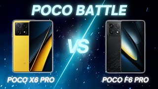 Poco X6 Pro vs Poco F6 Pro  Full Comparison [upl. by Henrieta]