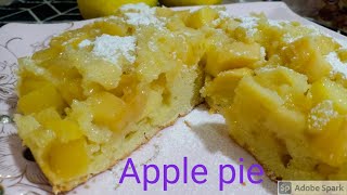 Apple pie 🥧 cakeApple dessert delicious amp easy recipe by Kishi [upl. by Schulman]