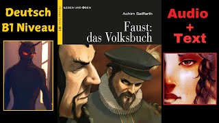 Deutsch B1  Faust  Audiobook  Audio  Text [upl. by Aztinad]