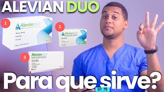 ALEVIAN DUO PARA QUE SIRVE  3 COSAS  MEDICAMENTOS [upl. by Zach821]