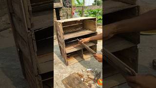 👷👍 Pigeons Cage Woodwork wood House New Shorts pigeonslovers kalapati pet woodwork shorts 2024 [upl. by Agnizn]