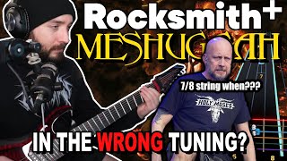 Rocksmith Meshuggah  The Abysmal Eye but they made it in the wrong tuning [upl. by Eixirt]