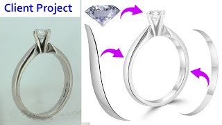 Ring Highend retouching tutorials jewelry retouching experts project 58 [upl. by Dachy]