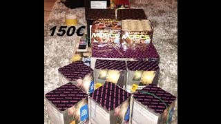 Silvester Eskalation mit 150€  3KG XXL Batterieverbund Selfmade 0 Uhr Silvester [upl. by Vidovic]