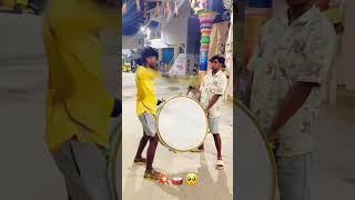 Power full man jayaraj 🔥🥁🙏trendingkalaikuzhu tiruttani drums bandset [upl. by Zoarah]