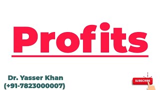 Profits  Meaning Of Profit  Meaning Of Profits  Economics  Microeconomics  CUET UGC UPSC [upl. by Elocal835]