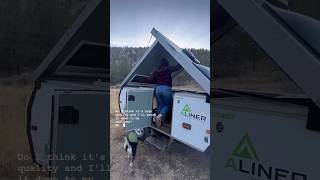 Aliner review before the wall flew off camperlife tinyhomeonwheels review [upl. by Ravaj638]