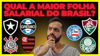 AS MAIORES FOLHAS SALARIAS DO BRASILEIRÃO – ATUALIZADO 2023 [upl. by Anak]