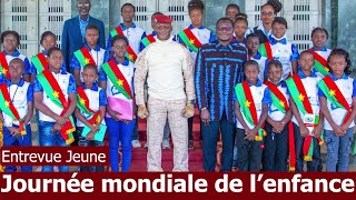 Le président Traoré répond aux préoccupations des enfants [upl. by Janine452]