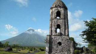 Cagsawa Ruins  Mount Mayon Legaspi [upl. by Nnairrek]