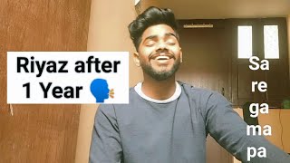 Riyaz after 1 Year 🗣️  KR Srivastava  Vocal training vocals riyaz classicalmusic saregamapa [upl. by Angie44]