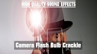 High Quality Sound Effects Camera Flash Bulb Crackles [upl. by Nerdna]