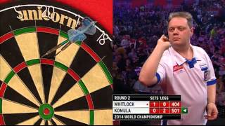 Simon Whitlock v Jarkko Komula  23  Round 2  World Darts Championship 2014 [upl. by Nangatrad]