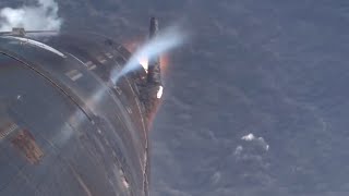 Wow SpaceX Starship reenters Earths atmosphere during 6th flight splashes down [upl. by Eilram643]