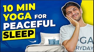 Bed Time YOGA for Peaceful Sleep  Saurabh Bothra Yoga [upl. by Lashoh]