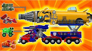 Optimus Ballistic Missile Bumble Bee why did you BETRAY me Cartoons about tanks [upl. by Heda]