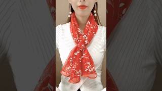 2024 stylish scarf 🧣❤️ shorts youtubeshorts ytshorts trending scarf fashion [upl. by Thorfinn]