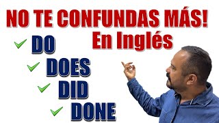 ¡No Más Confusión Aprende a usar DO  DOES  DID DONE en INGLES en Minutos [upl. by Hali]