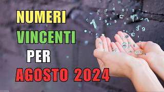 Numeri vincenti per agosto 2024 [upl. by Yeknarf]