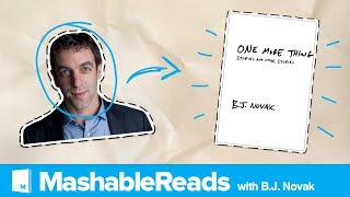 MashableReads with BJ Novak  Mashable [upl. by Ylrahc]