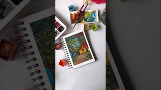 Nature painting using Himi Gouache gouache artshorts shortviral painting art [upl. by Laryssa431]