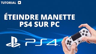 Comment éteindre manette PS4 sur pc [upl. by Aratehs]